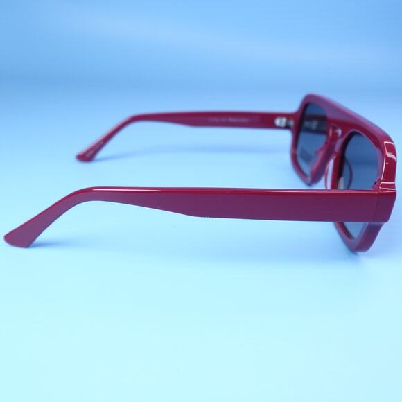 Rebecca Minkoff Rhiannon Cranberry Red Square Sunglasses 100% UV Protection main image 5